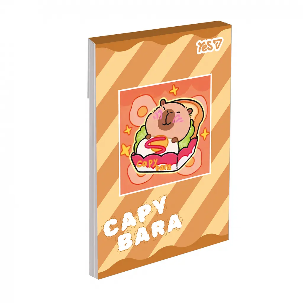 Блокнот Yes Capy Bakery А7 48 аркушів клітинка 1 шт. в асортименті (152579) - фото 6