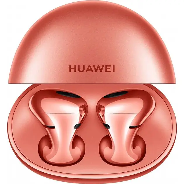 Бездротові навушники Huawei FreeBuds 5 Coral Orange - фото 2