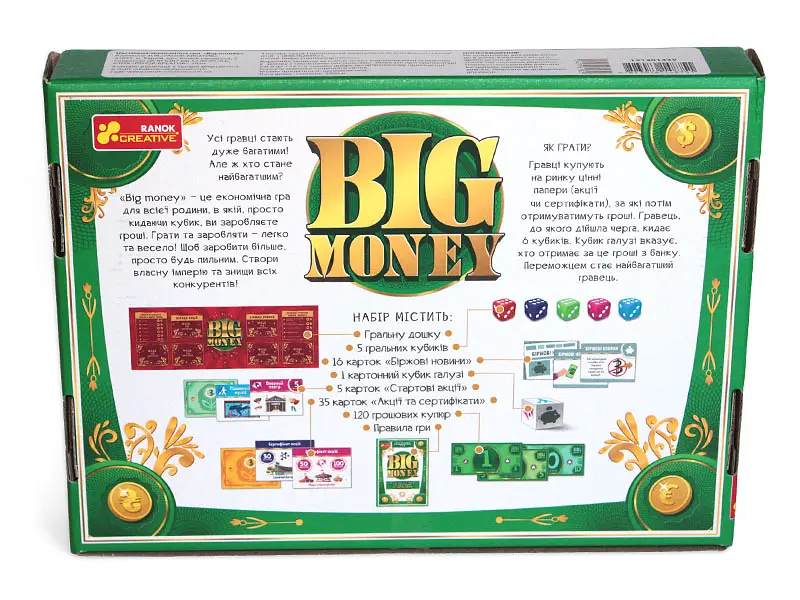 Настільна економічна гра Ranok Creative Big Money (12120143У) - фото 15