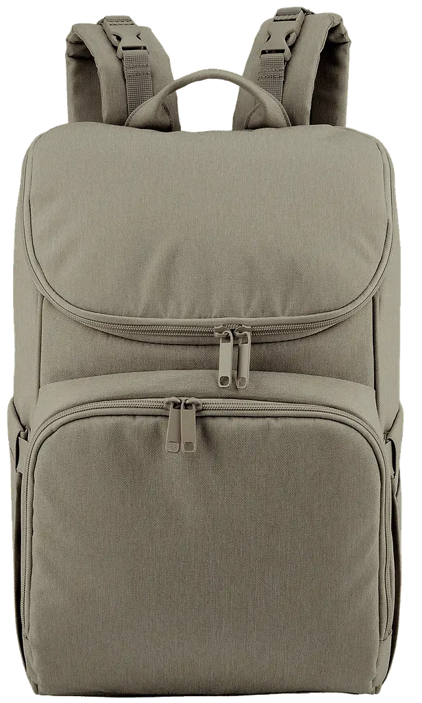 Рюкзак для мам з пелюшковими килимками Live in Style 16 л 40.5x24x19 см поліестер бежевий
