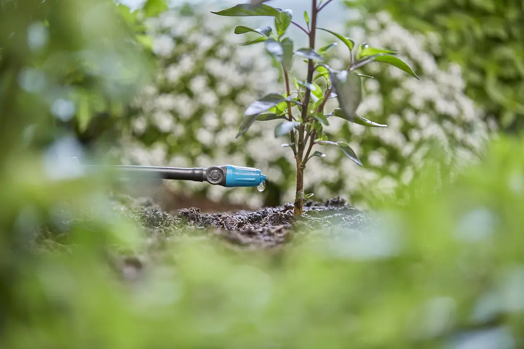 Крапельниця Gardena Micro-Drip-System кінцева 0-15 л/год, 10 шт (13305-20) - фото 4