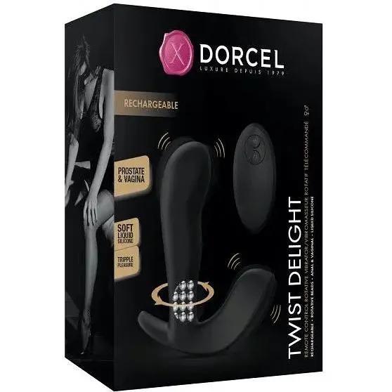 Універсальний вібратор з масажем перлами Dorcel Twist Delight - фото 9