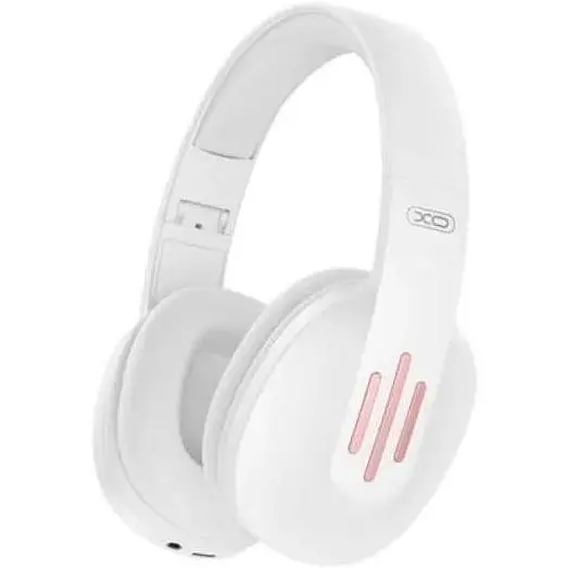 Навушники повнорозмірні бездротові XO BE39 білі 6920680846580 - фото 2