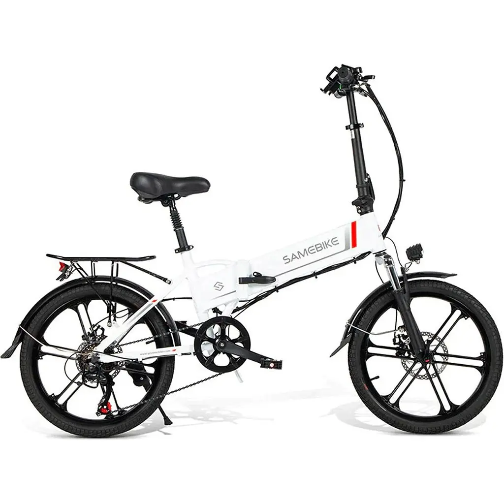 Електровелосипед Samebike 20LVXD30-II White [123388] - фото 3