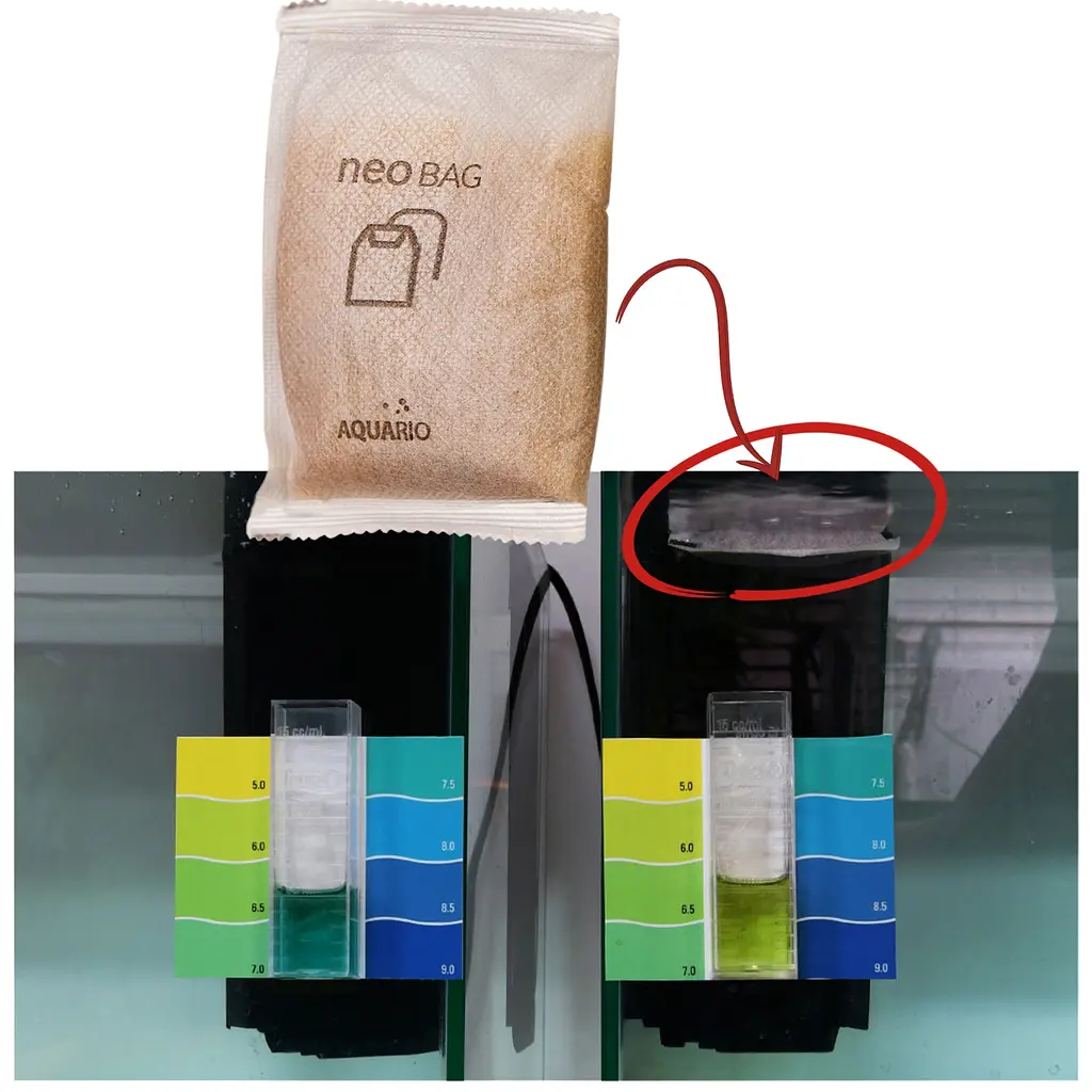 Наповнювач для зниження pH і GH води Aquario Neo Bag Plus 8 пакетів - фото 5