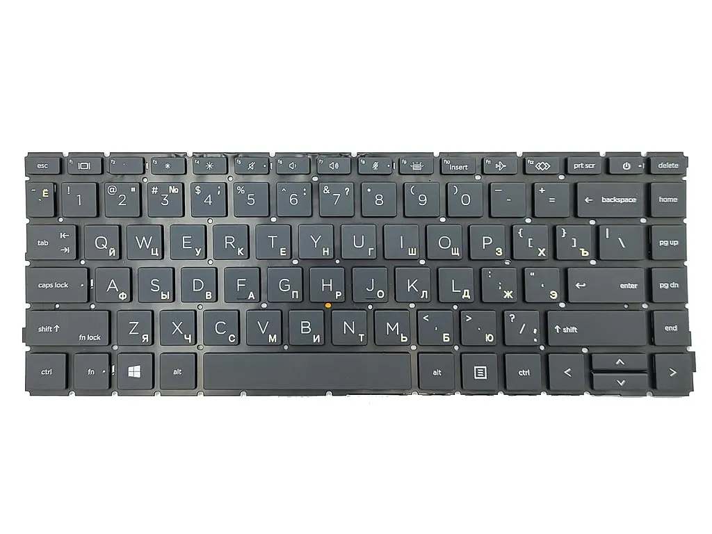 Клавіатура для HP ProBook 440 G8, 440 G9, 445 G8, 445 G9 (RU Black з підсвічуванням). Оригінал - фото 3