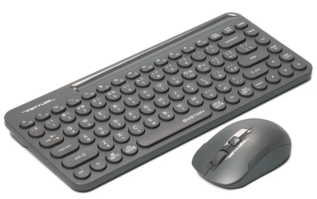 Комплект (клавиатура и мышь) A4Tech FG3200 Air Wireless Grey - фото 3