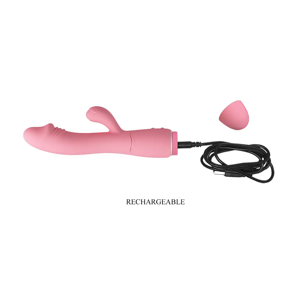 Вібратор Pretty Love Snappy Vibrator Light Pink - фото 8