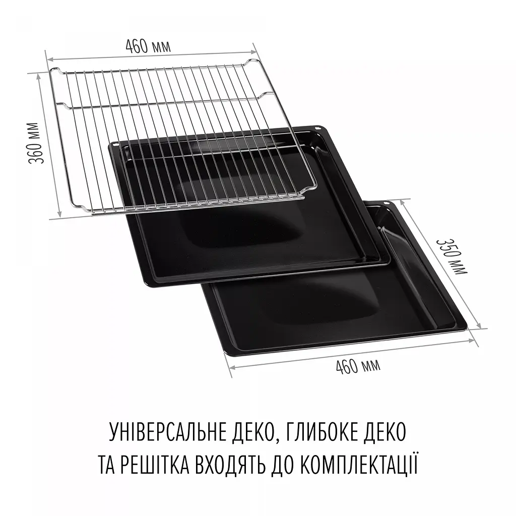 Духова шафа електрична Perfelli Vintage 6A8N Nero - фото 17