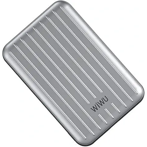 Зовнішній акумулятор WiWU Trunk Series Magnetic PP02 Wireless Charger 5000mAh 20W Silver [104341] - фото 2