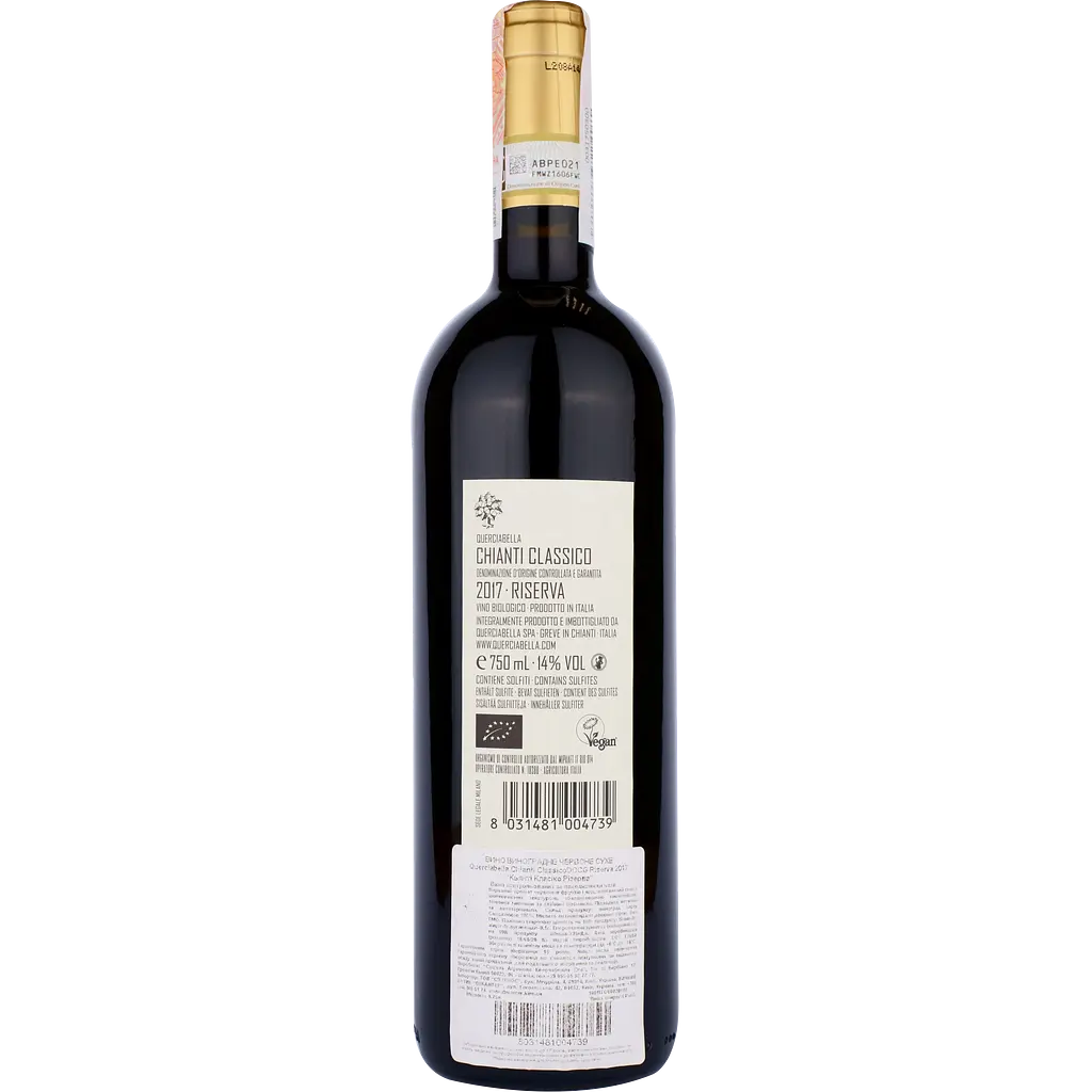 Вино Querciabella Chianti Classico Riserva DOCG, красное, сухое, 0,75 л - фото 2