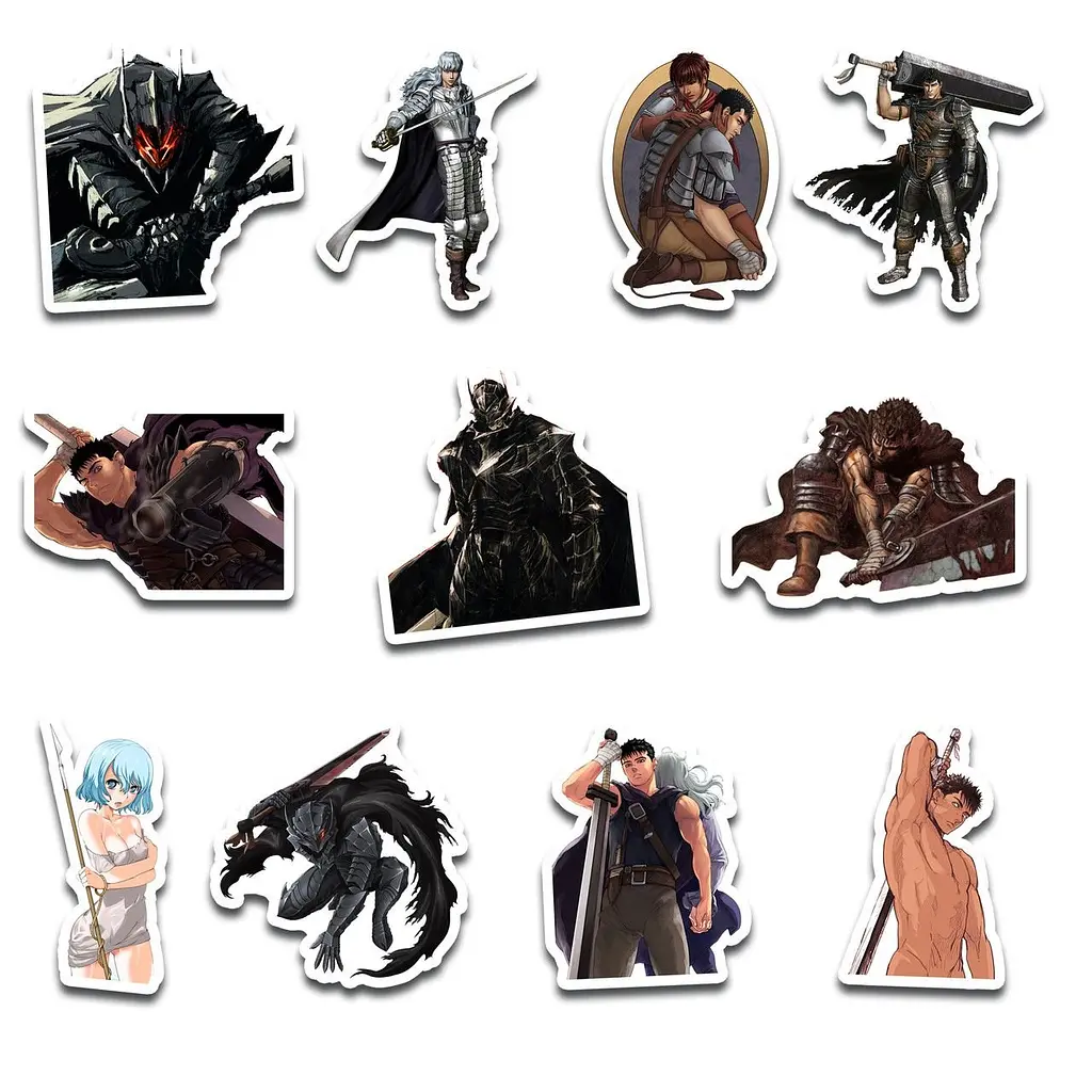 Стикерпак GeekLand Berserk 45 штук (SP B 01) - фото 4