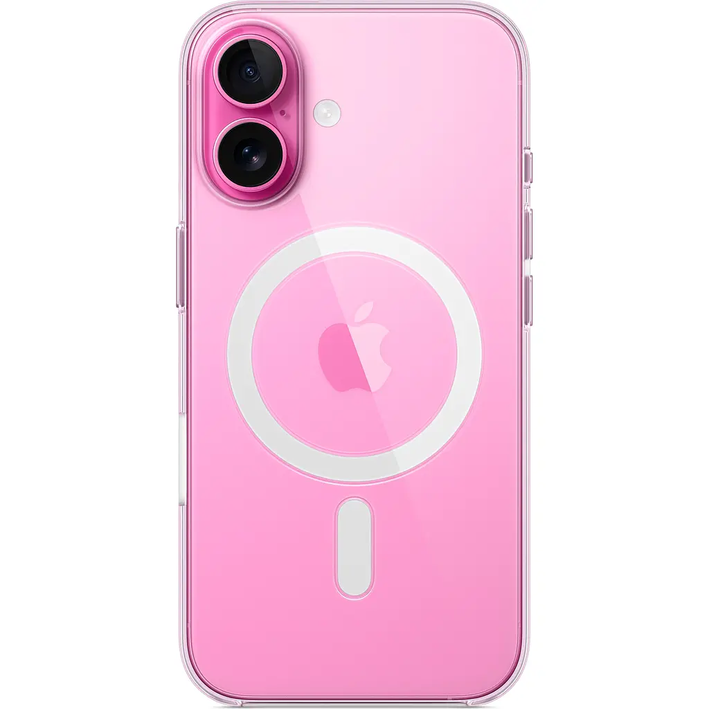 Чохол Clear Case with MagSafe для Apple iPhone 16 Transparent AAA [115938] - фото 4