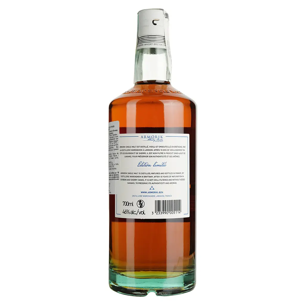 Виски Armorik Malt 10 Year Old GB 46% 0.7 л в подарочной упаковке - фото 5