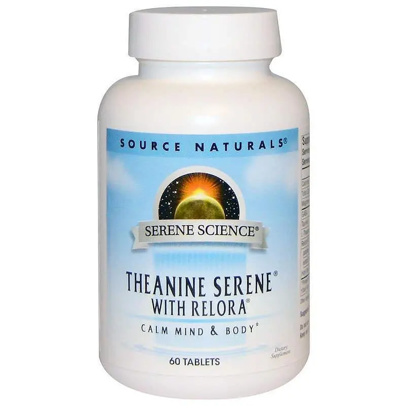 L-Теанін Source Naturals Theanine Serene 60 таблеток