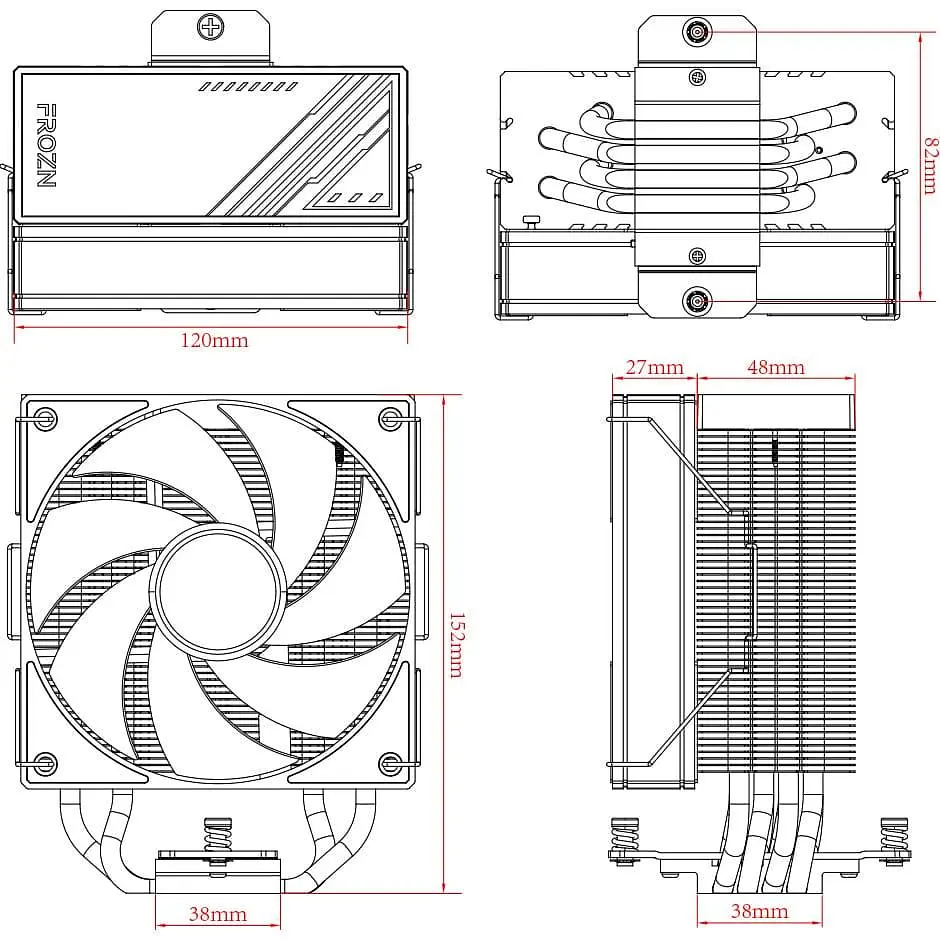 Кулер для процесора ID-Cooling Frozn A410 ARGB (FROZN A410 ARGB) - фото 7