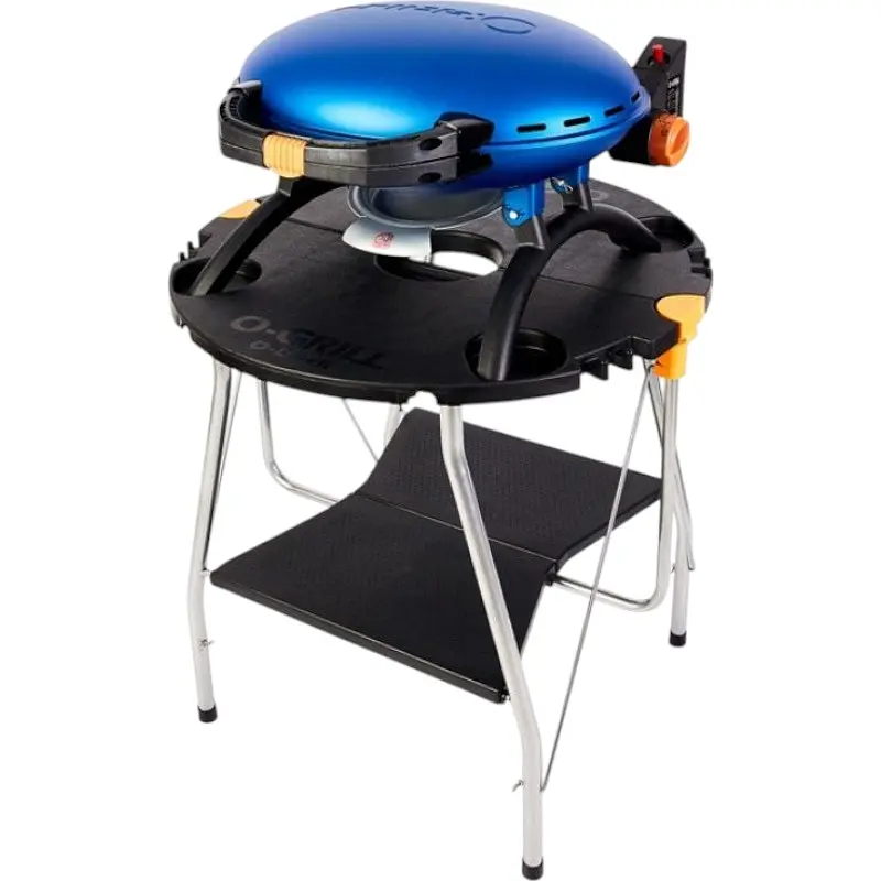 Портативний газовий гриль O-Grill 500 переносний, синій + шланг у подарунок! - фото 5
