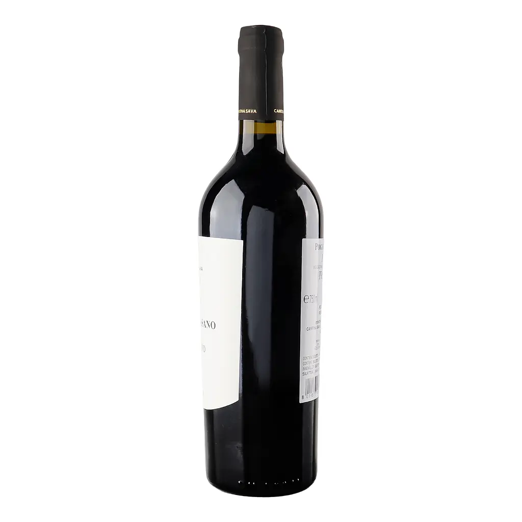 Вино Cantina Sava Poggio Pasano Primitivo Puglia червоне сухе 13.5% 0.75 л - фото 4