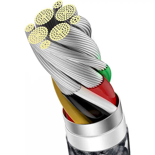 Кабель Baseus Dynamic Series Fast Charging Cable USB to Type-C 100W 1m CALD000616 Gray - фото 3