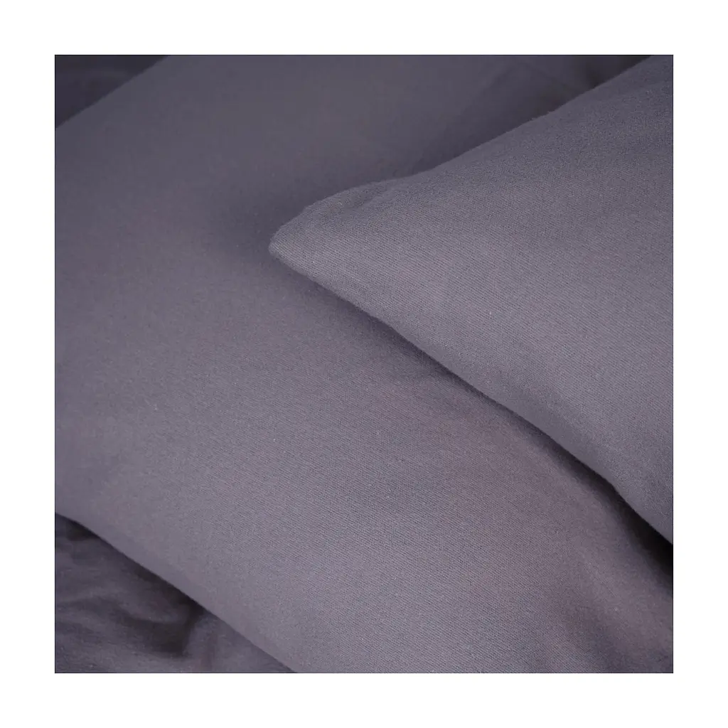 Постільна білизна MirSon 001 Ash grey Фланель 2 x 160 x 220 Сімейний Євро (2200009648137) - фото 10