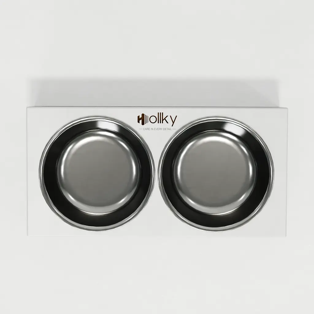 Hollky Base XS — миски на підставці для маленьких собак та котів (2 × 0,25 л) - фото 5