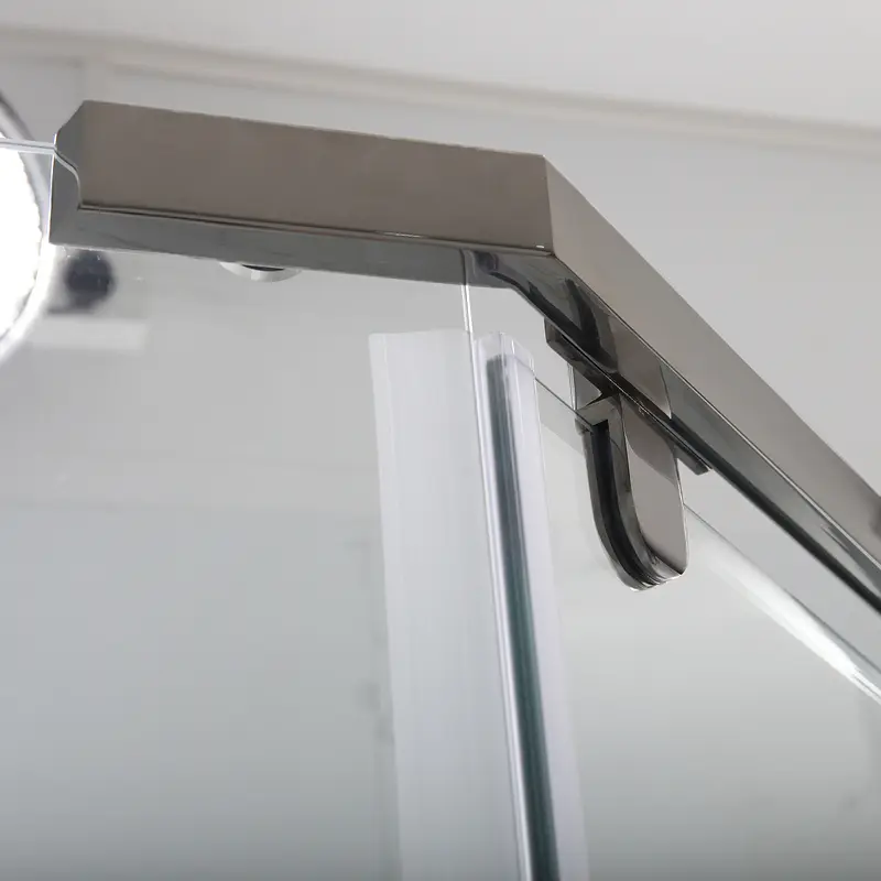 Душова кабіна з низьким піддоном Mixxus Lines SCT01-90x90x198-Tr Graphite New прозоре скло 6мм MI8429, Графит, прозорий, графіт - фото 7