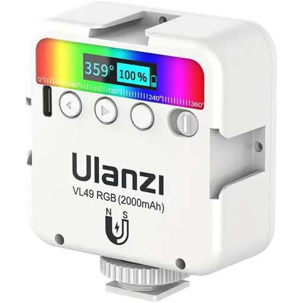 Накамерне світло Ulanzi VL49 RGB White [89660] - фото 4