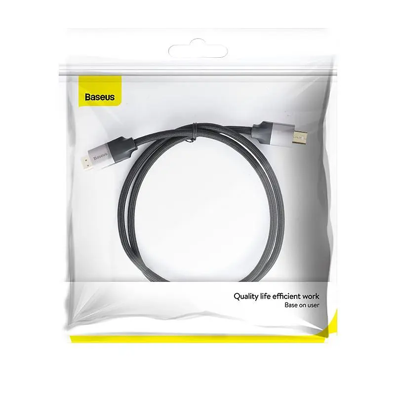 Кабель Baseus Enjoyment Series Mini DisplayPort - HDMI 2m CAKSX-M0G Black-Grey - фото 3