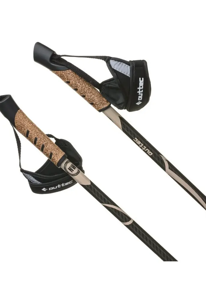 Трекінгові палиці Outtec карбонові 110 см 1-секційні Anti-shock - фото 3