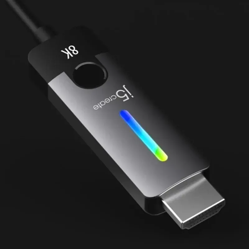 Кабель мультимедійний USB-C to HDMI M 1.8m 8K 60Hz LED RGB J5create (JCC157-N) - фото 3