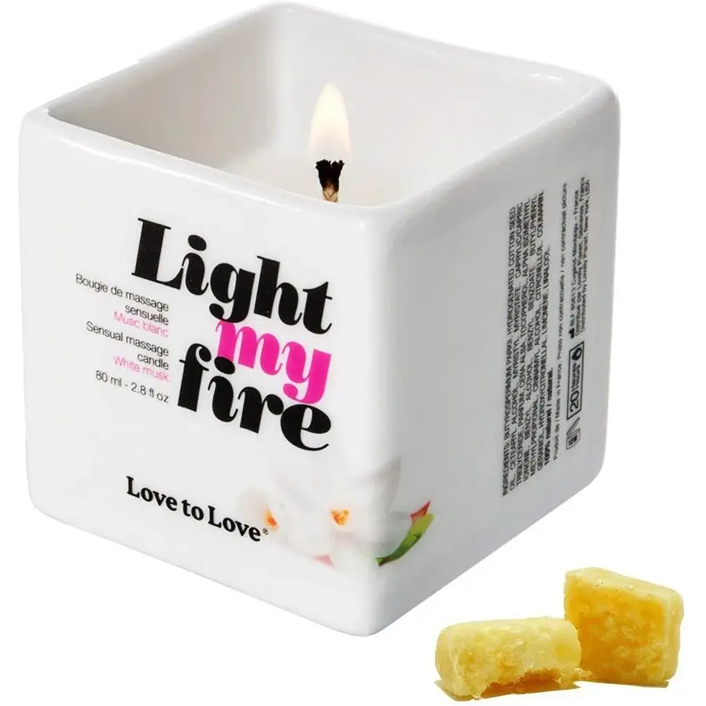 Масажна свічка Love To Love Light My Fire Musc (80 мл) - фото 2