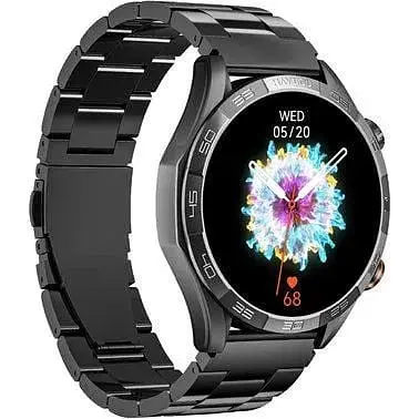 Смарт-годинник Haylou Solar 5 LS20 Black (Silicone + Stainless steel strap) - фото 2