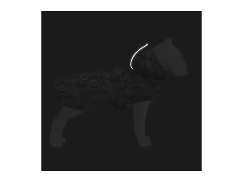 Дождевик для животных WAUDOG Clothes Накидка с капюшоном Инжир M (357-4053) - фото 3