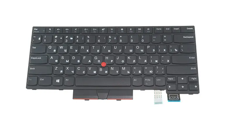 Клавіатура для ноутбука LENOVO (ThinkPad: T480) rus, black - фото 2