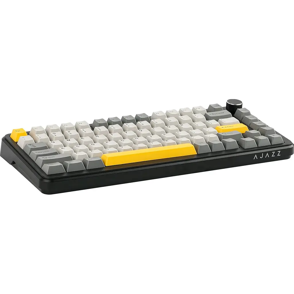 Клавіатура Ajazz AK820 MAX Magnetic Switch Black/Gray/Yellow RGB (AK820MAX-WM-BGY) [142201] - фото 2
