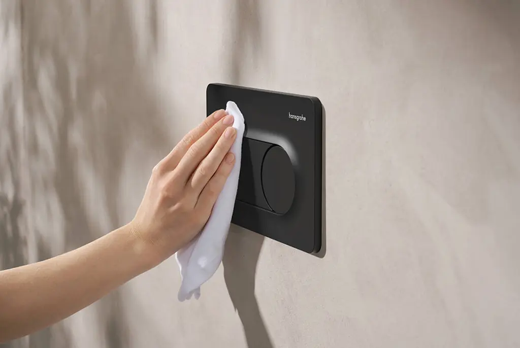 Кнопка змиву для інсталяції Hansgrohe iFrame Original S матовий чорний 66002670 - фото 2