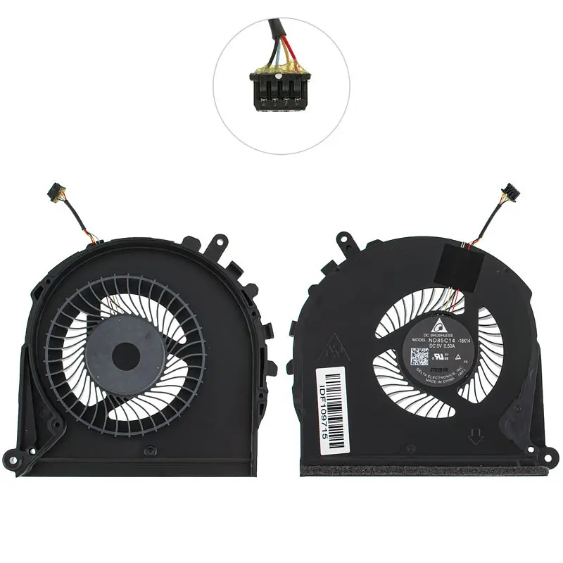 Вентилятор для ноутбука HP Pavilion Gaming 17-CD (CPU+GPU FAN) (L56873-001) (Кулер) - фото 2