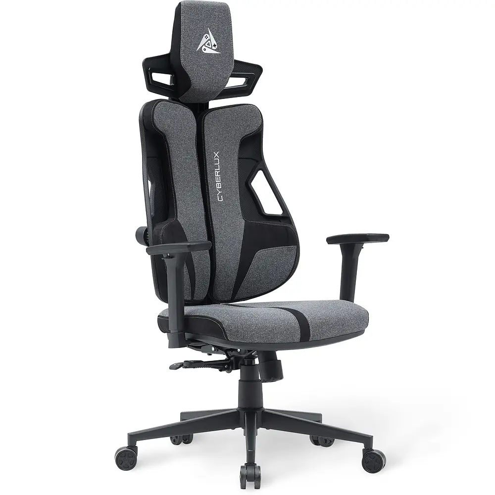 Геймерське крісло Cyberlux V8 Fabric Grey (арт. GM-V8 FG)