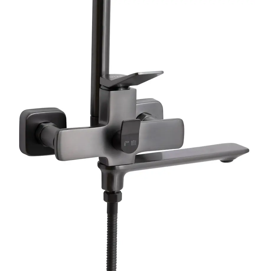Душова система універсальна Qtap Presto Graphite QTPRE111GRP45585 - фото 3