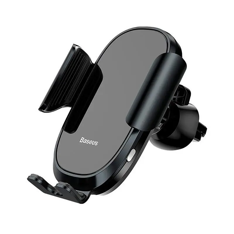 Автомобільний тримач холдер із БЗУ Baseus Wireless Charger Smart Car Mount Cell Phone Holder SUGENT-ZN01 Black - фото 6