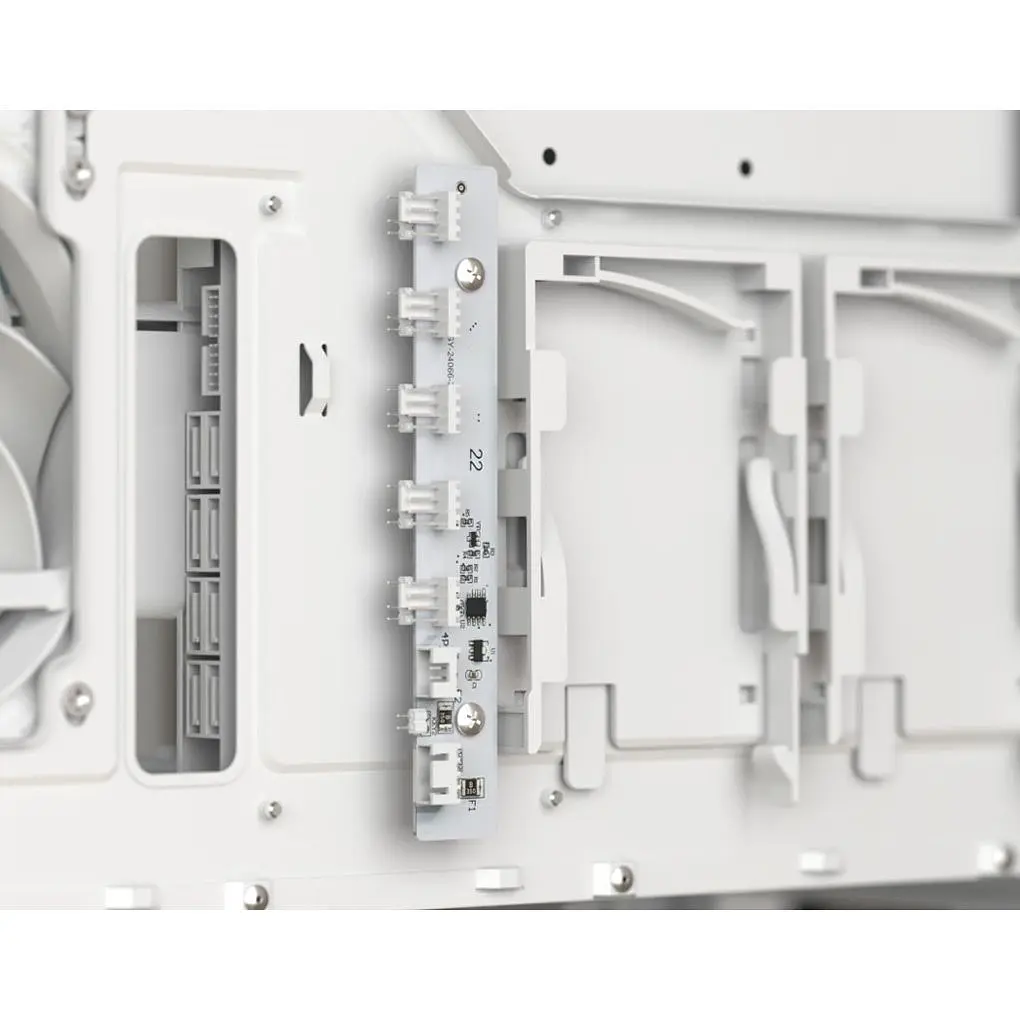 Корпус AeroCool D501A-G-WT-v2 White (ACCM-DS01043.21) [146670] - фото 11