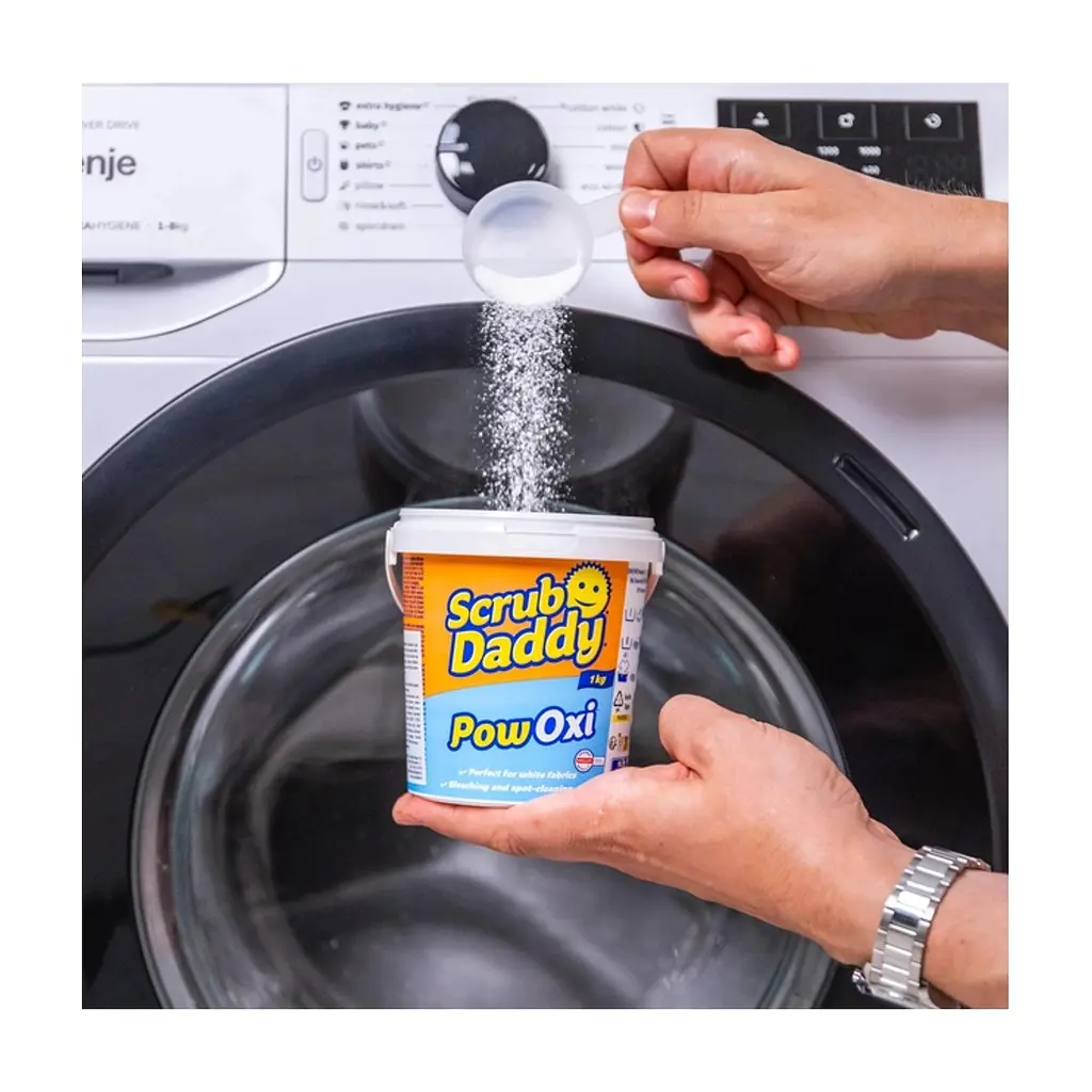 Засіб для видалення плям Scrub Daddy Power Oxi White Для білих тканин 1 кг (5060481024846) - фото 4