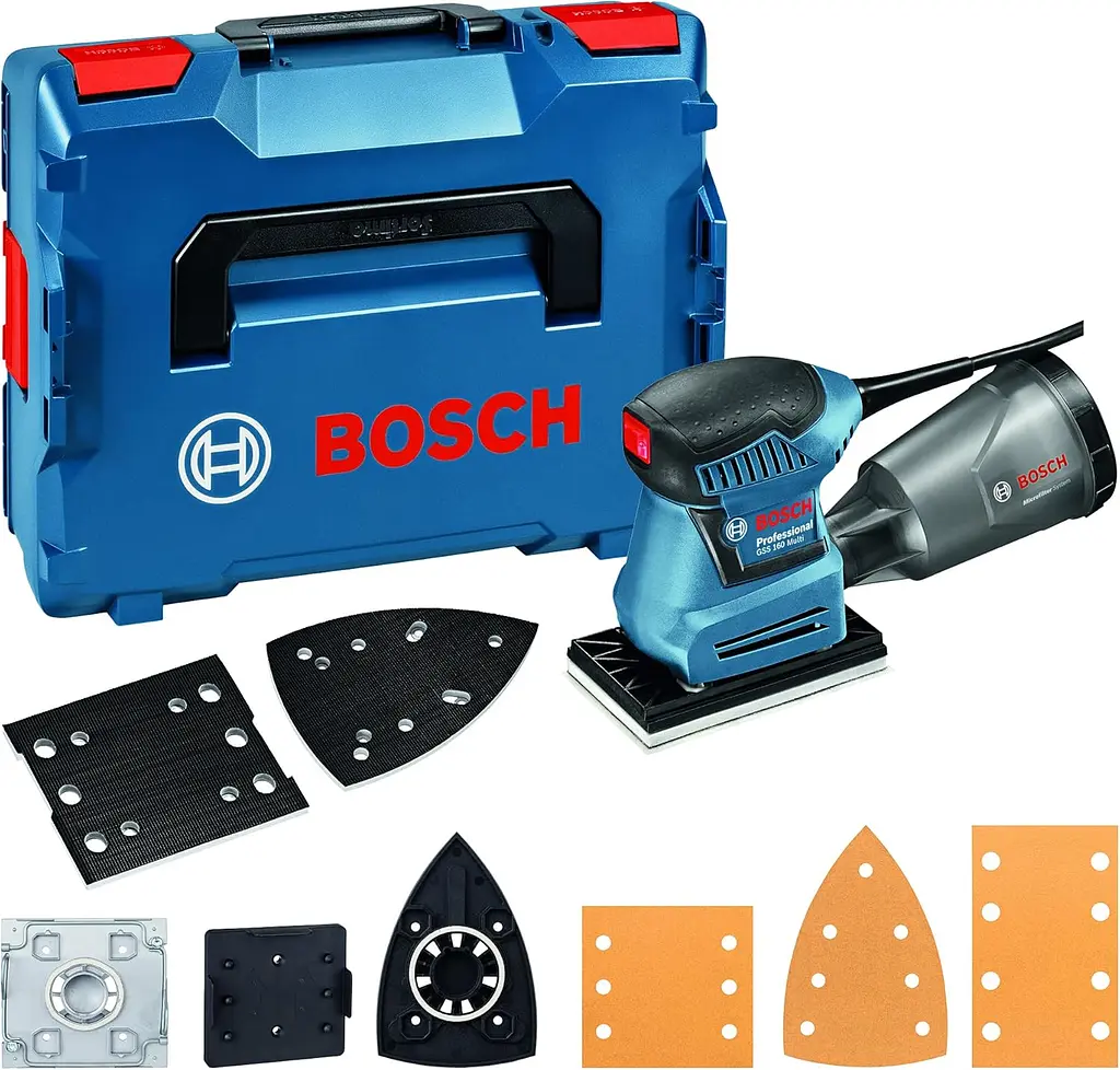 Шлифмашина эксцентриковая Professional GSS 160 Multi 180Вт Bosch teh0025448 - фото 2