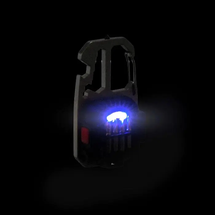 Ліхтар брелок Intertool STORM LB 0161 акумуляторний мультиінструмент з карабіном з відкривачкою з викрутками - фото 6