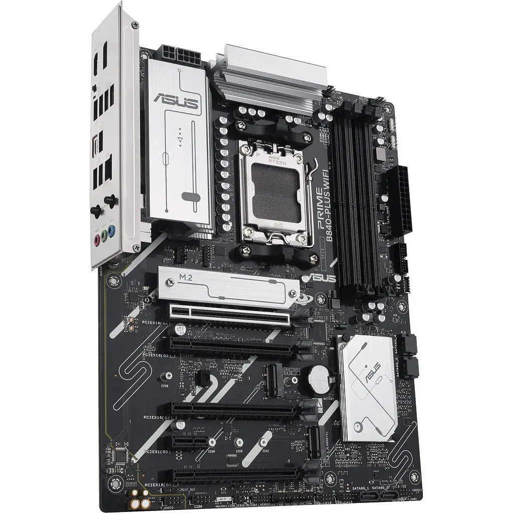 Материнская плата Asus Prime B840-PLUS WIFI sAM5 B840 4xDDR5 M.2 HDMI DP WiFi BT ATX - фото 4