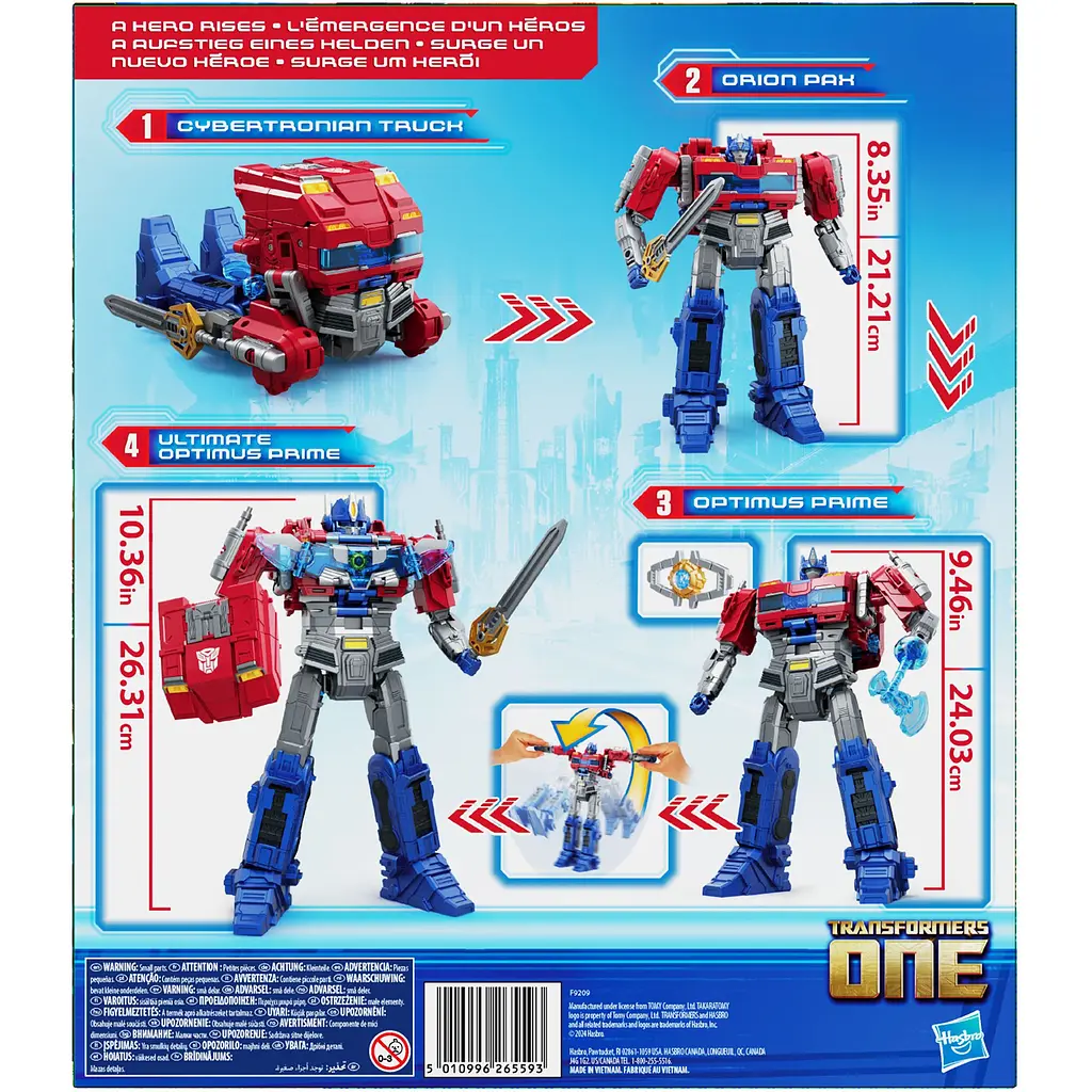 Іграшка-трансформер Hasbro Power Flip Optimus Prime (Orion Pax) (F9209) - фото 15