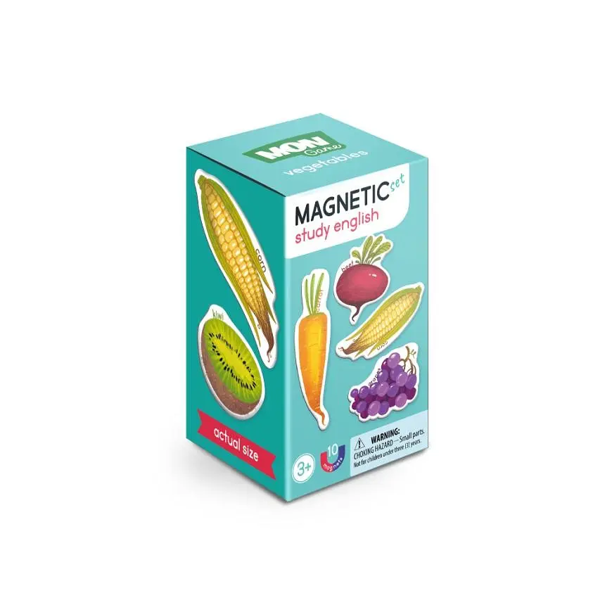 Детский набор магнитов Магнитные овощи Mon Game 200203 - фото 3