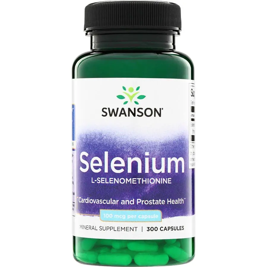 L-селенометіонін Swanson Selenium 100 mcg, 300 капсул - фото 2