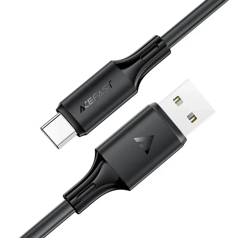 Дата кабель Acefast C17-04 USB to Type-C 3A (1.2m) Black - фото 4