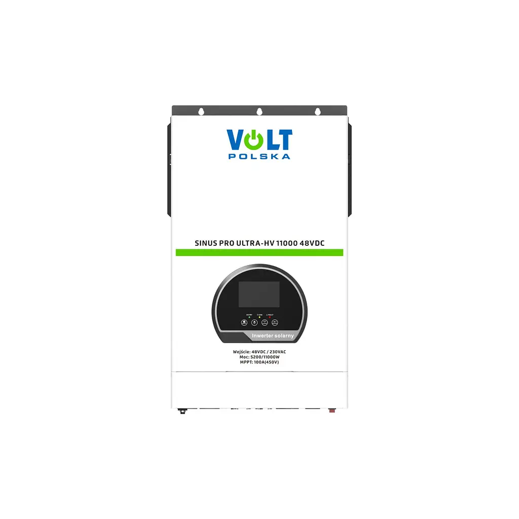 Автономный солнечный инвертор Voltpolska Sinus Pro Ultra-HV 11000 48/230 В (5.2/11 кВт) + 100A MPPT (450В) - фото 2